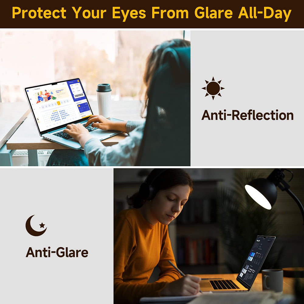 Matná ochranná fólia proti modrému svetlu Techsuit VisionProX pre Apple MacBook Air M3 15inch (2024) / Air M2 15inch (2023), Plastová
