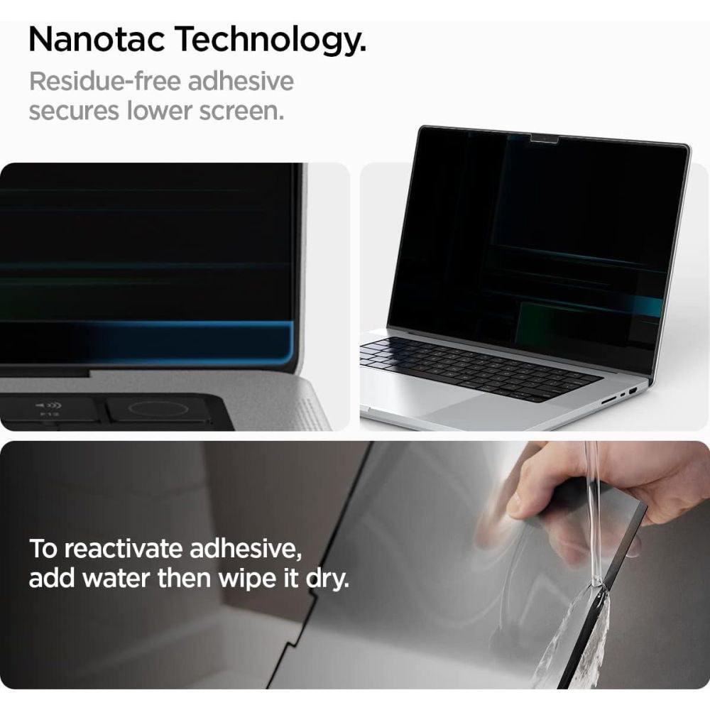 Ochranná fólia na obrazovku Privacy Spigen Safe View Magnetic pre Apple MacBook Pro 14 palcov (2026) / (2025) / (2024) / (2023) / (2022) / (2021), plast AFL06158