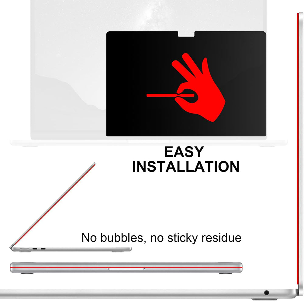 Fólia na ochranu súkromia obrazovky Techsuit VisionProX Magnetic pre Apple MacBook Pro 14inch (2024), Plastová