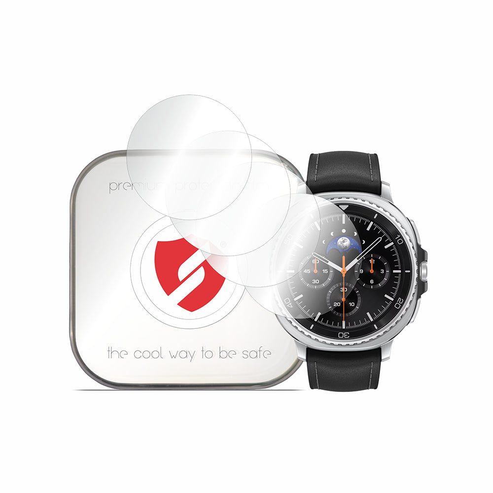 Ochranná fólia Smart Protection Premium Classic pre Samsung Galaxy Watch8 Classic, Sada 4 kusov, Plast