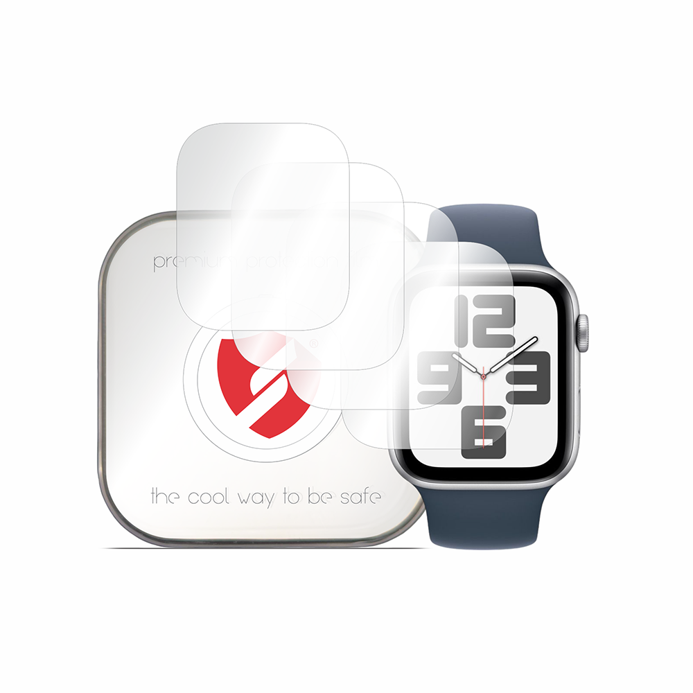 Ochranná fólia Smart Protection Premium Classic pre Apple Watch 45mm / 44mm Series, sada 4 kusov, plast