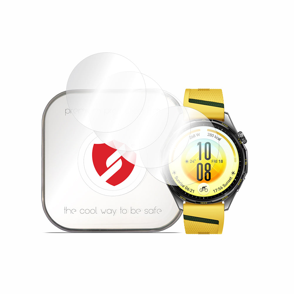 Ochranná fólia Smart Protection Premium Classic pre Huawei Watch GT 7 46 mm, plastová, súprava 4 kusov