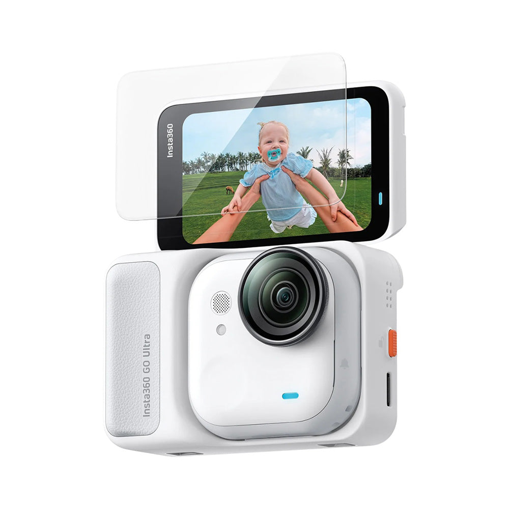 Ochranná fólia na displej Spigen GlastR Slim pre Insta360 Go Ultra, Tvrdené sklo, Sada 2 kusy AGL11171