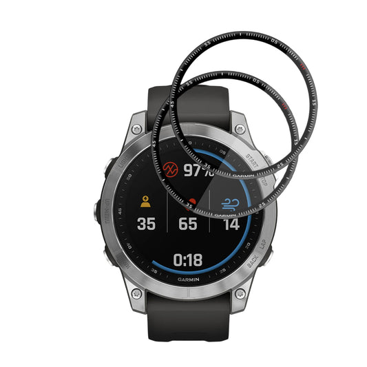 Ochranná fólia Techsuit Nano Flex pre Garmin Fenix 7, Sada 2 kusy, Plast, Čierna