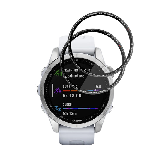 Ochranná fólia Techsuit Nano Flex pre Garmin Fenix 7S, Sada 2 kusy, Plast, Čierna
