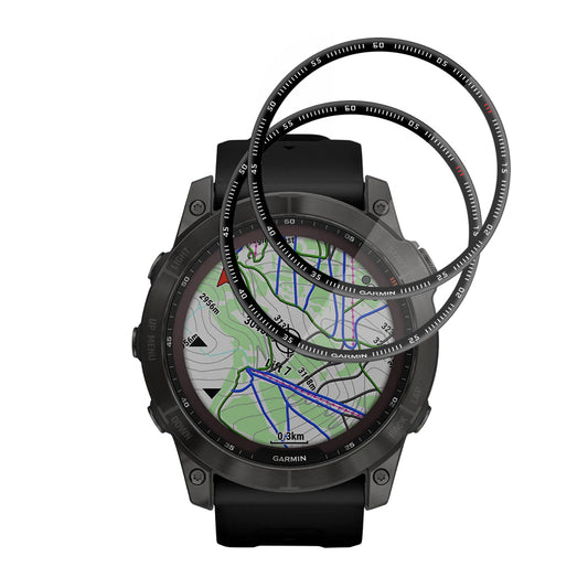 Ochranná fólia Techsuit Nano Flex pre Garmin Fenix 7X, Sada 2 kusy, Plast, Čierna