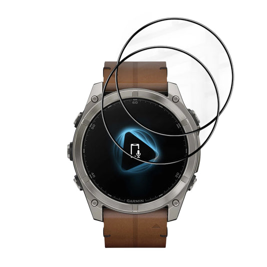 Ochranná fólia Techsuit Nano Flex pre Garmin Fenix 8 Pro 51mm / 8 51mm, Sada 2 kusy, Plastová, Čierna
