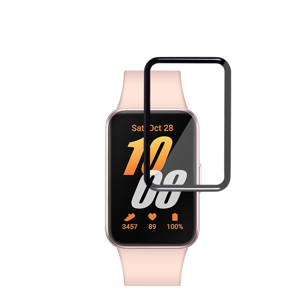 Ochranná fólia Techsuit Nano Flex pre Samsung Galaxy Fit3 R39M, Sada 2 kusy, Plast, Čierna