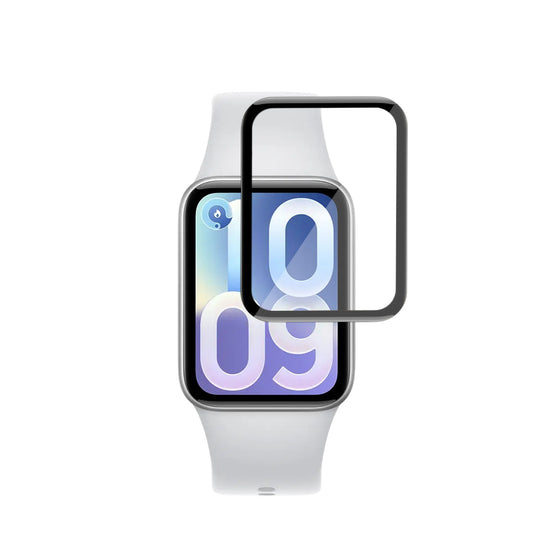 Ochranná fólia Techsuit Nano Flex pre Xiaomi Smart Band 10 Pro, Sada 2 kusy, Plast, Čierna