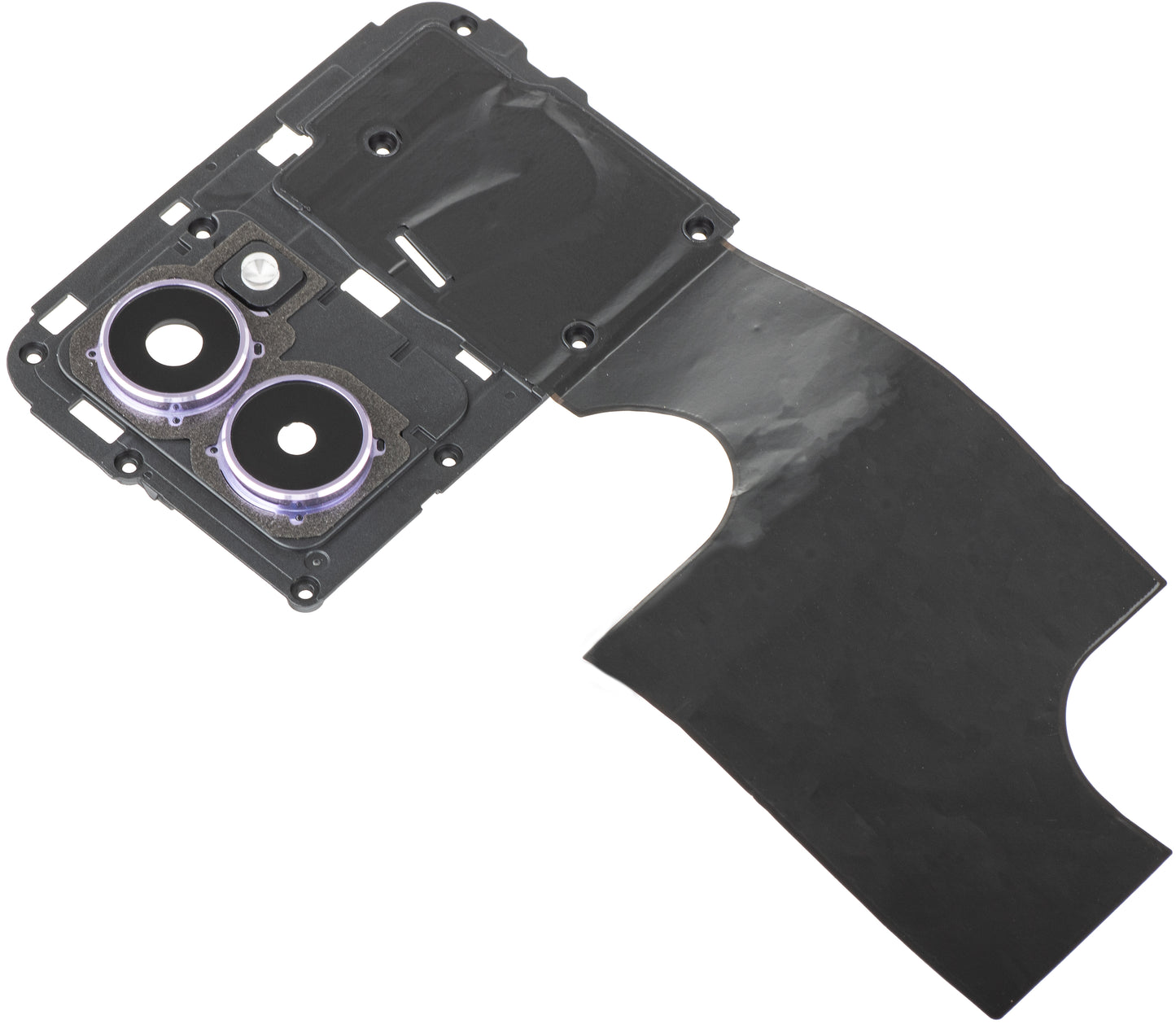 Zadné sklo fotoaparátu - Blesk - Vnútorný rám HMD Pulse Pro, s rámom, Fialová (Twilight Purple), Service Pack 286954429