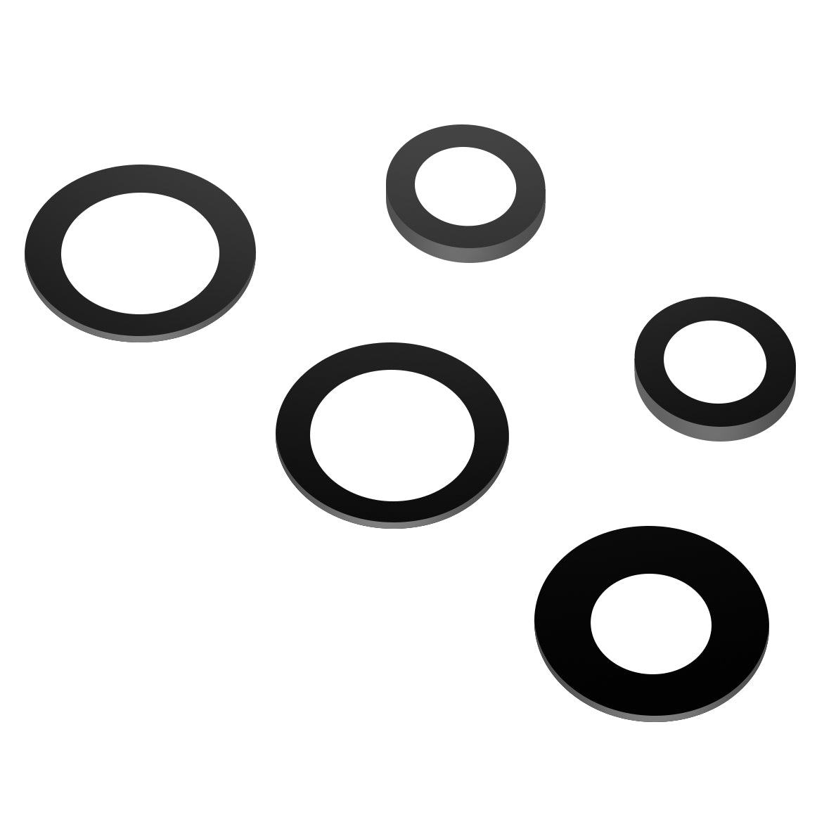 Zadné sklo fotoaparátu Samsung Galaxy A13 A135, Wide + UltraWide + Macro + Depth + Blitz, Čierna