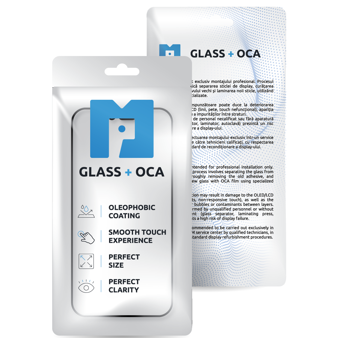 Screen Glass + OCA MP compatible with Apple iPhone 17 Pro Max, Black