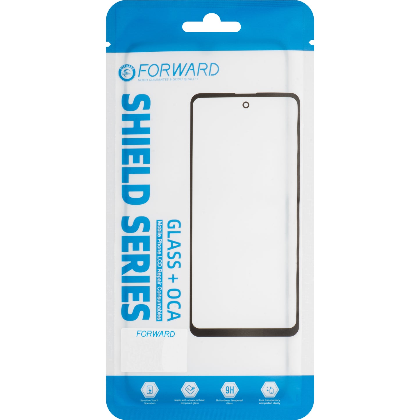 Sklenený displej + OCA Forward Shield pre Samsung Galaxy S23+ S916, čierny