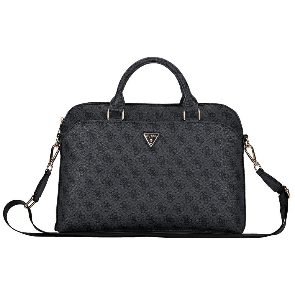 Taška Guess 4G Triangle Logo pre Laptop 15inch, Čierna