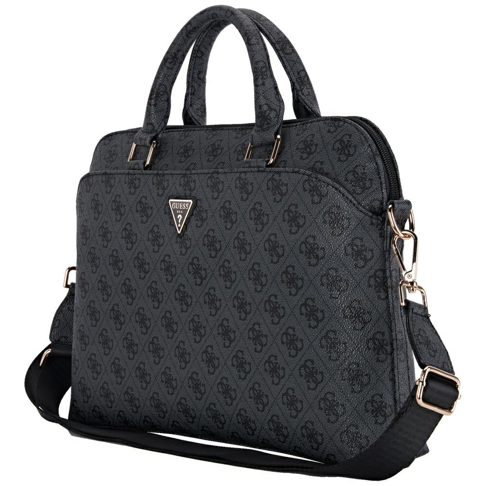 Taška Guess 4G Triangle Logo pre Laptop 15inch, Čierna