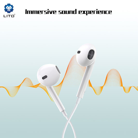 Handsfree 3.5m Lito LF01A, Biela