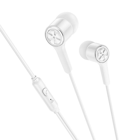 Handsfree 3,5 mm HOCO M104, biele