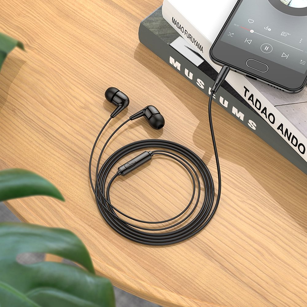 Handsfree 3.5mm HOCO M97, Čierna