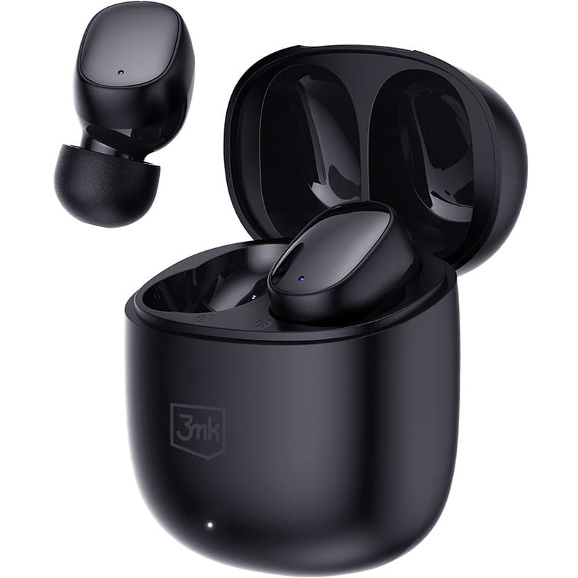 Handsfree Bluetooth 3MK FlowBuds, TWS, Čierna