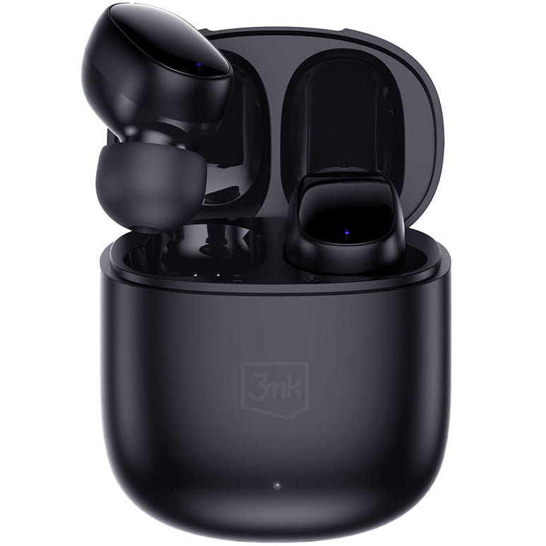 Handsfree Bluetooth 3MK FlowBuds, TWS, Čierna