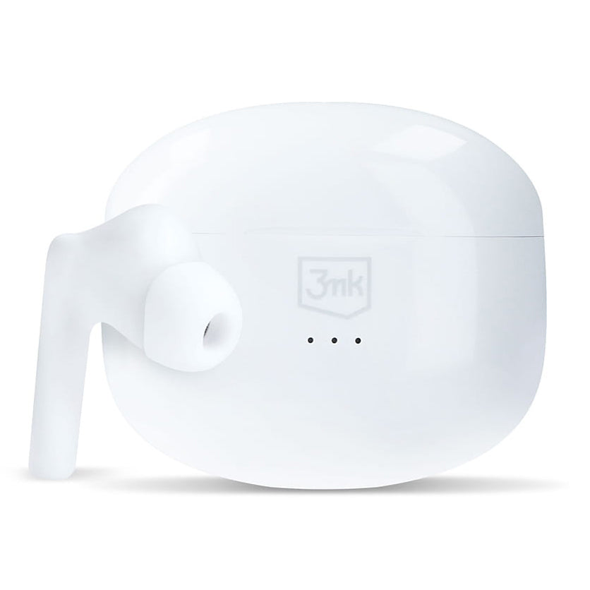 Handsfree Bluetooth 3MK LIFEPODS, TWS, ANC, Biela