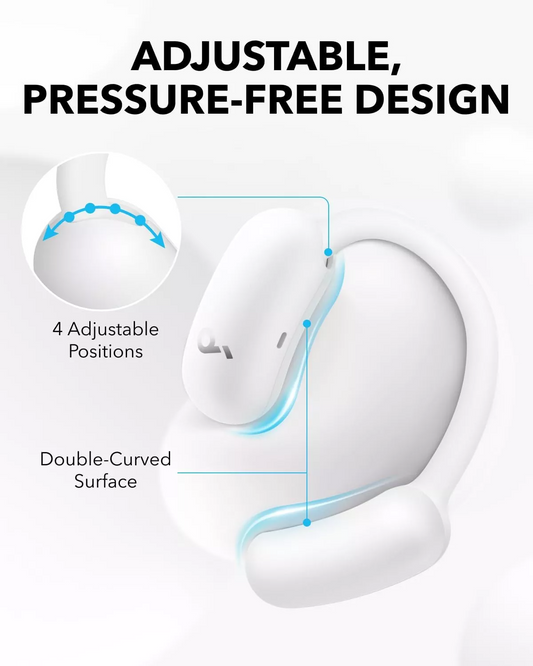 Handsfree Bluetooth Anker SoundCore AeroFit 2, TWS, Biela A3874G21