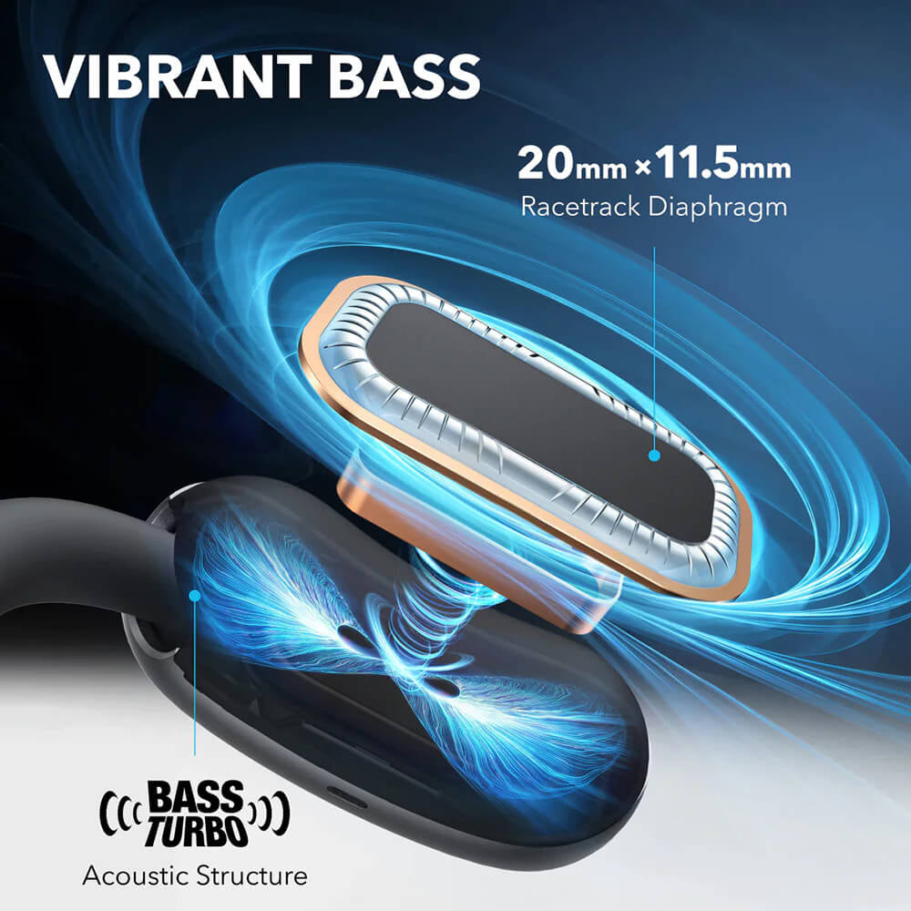 Handsfree Bluetooth Anker SoundCore AeroFit 2, TWS, Čierna A3874G11