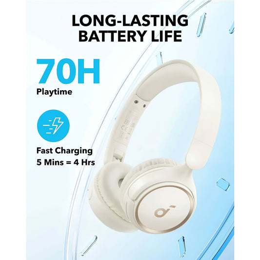 Anker Soundcore H30i Bluetooth Handsfree, viacbodové, A2DP, biele A3012G21