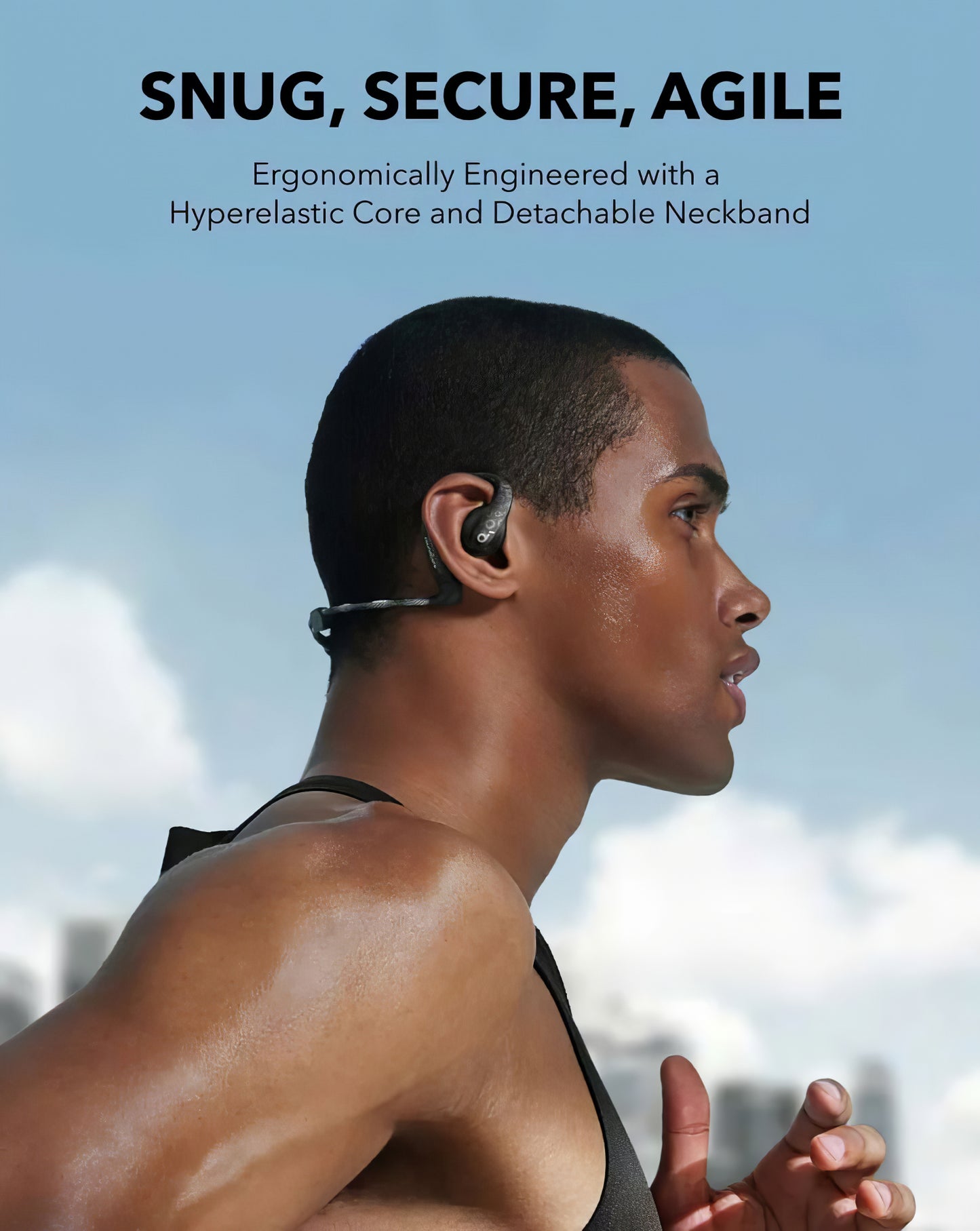 Handsfree Bluetooth Anker Soundcore AeroFit Pro, TWS, čierne A3871G11