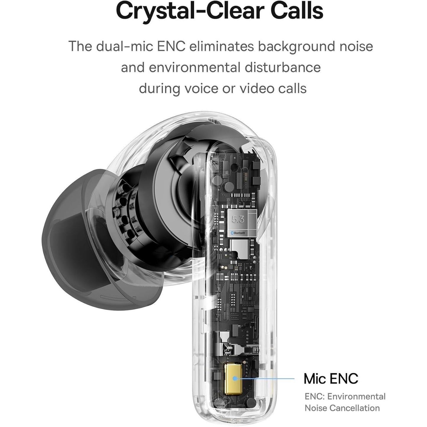 Handsfree Bluetooth Baseus Bowie E20, TWS, Čierna A00069700113-00