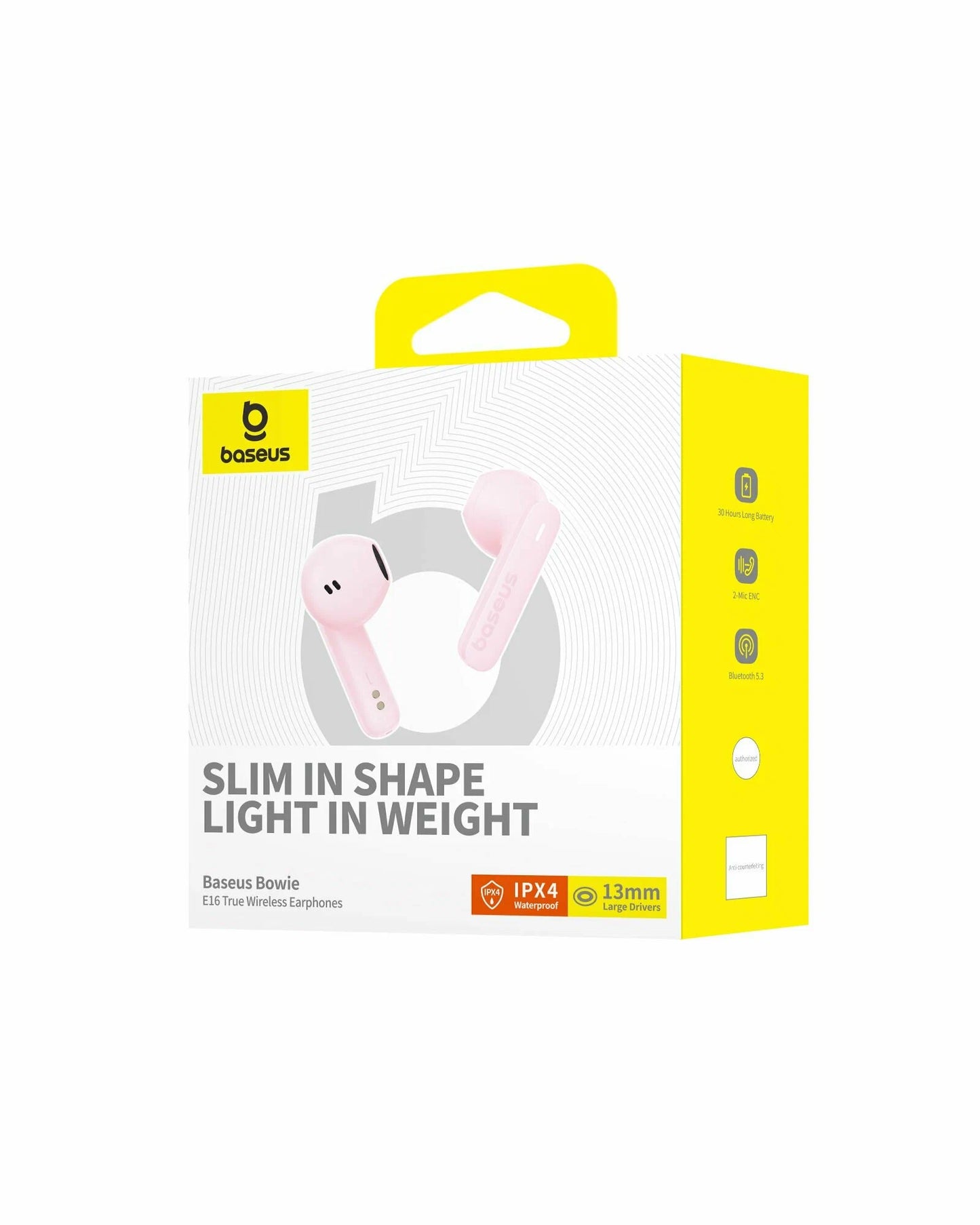 Handsfree Bluetooth Baseus Bowie E16, TWS, Ružová A00061900413-01
