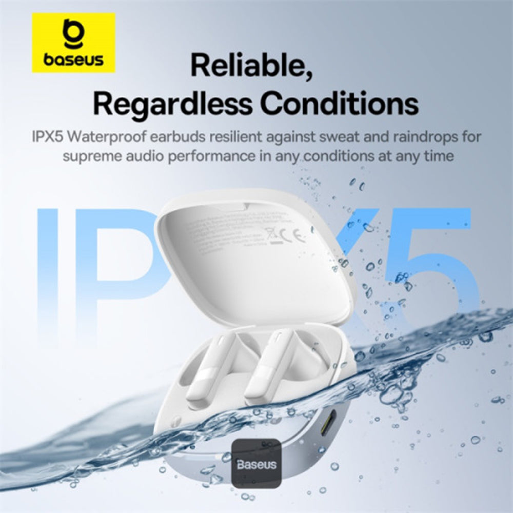 Handsfree Bluetooth Baseus Bowie E20, TWS, Biely A00069700223-00