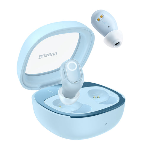 Handsfree Bluetooth Baseus WM02+, TWS, Modrý NGTW370303