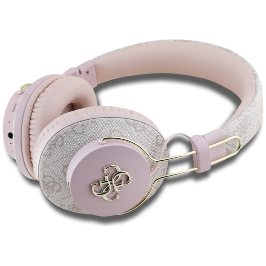 Handsfree Bluetooth Guess 4G Metal Logo, A2DP, Ružová