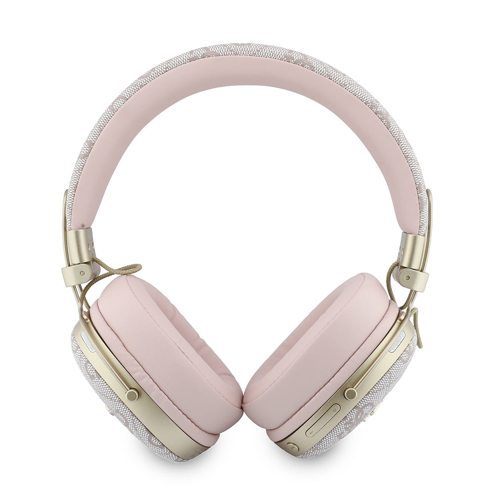 Handsfree Bluetooth Guess Metal 4G Script Logo, A2DP, Ružová