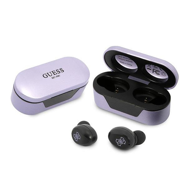 Handsfree Bluetooth Guess, TWS, Fialové