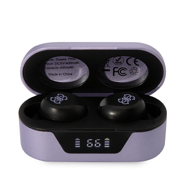 Handsfree Bluetooth Guess, TWS, Fialové