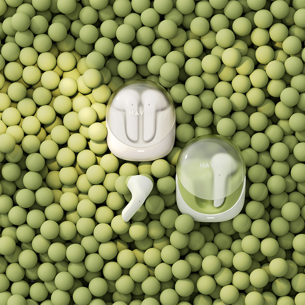 Handsfree Bluetooth HAVIT Modern Buds TW974, TWS, Béžová