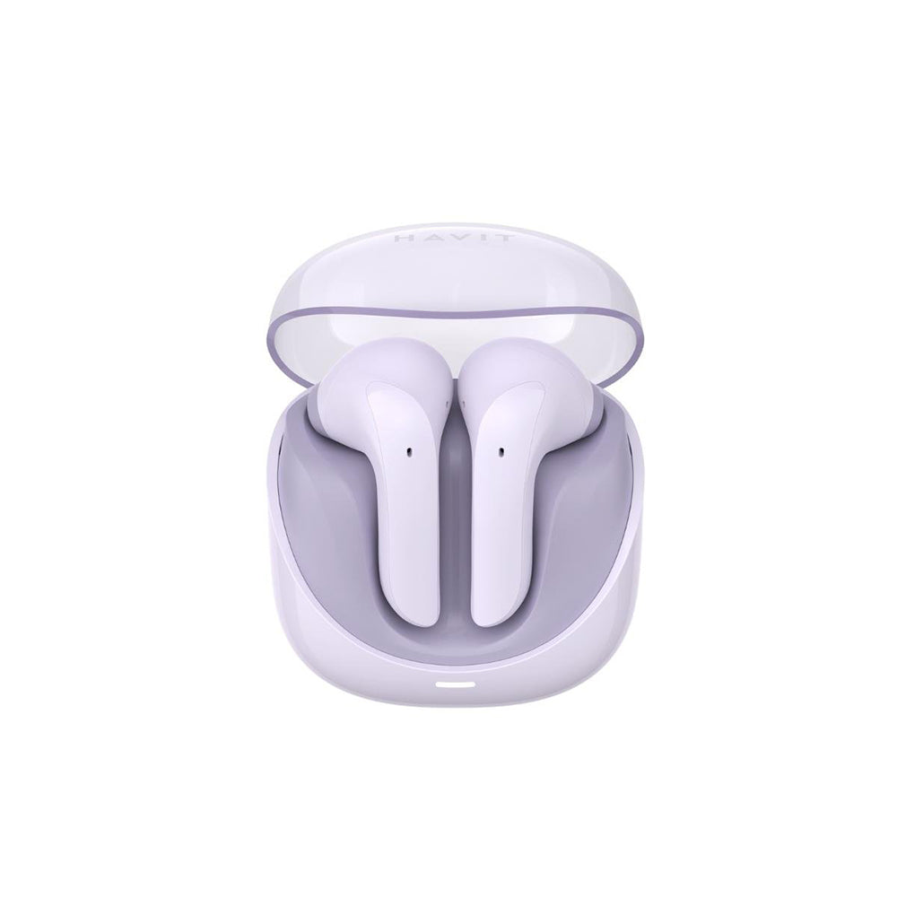 Handsfree Bluetooth HAVIT Modern Buds TW974, TWS, Fialová