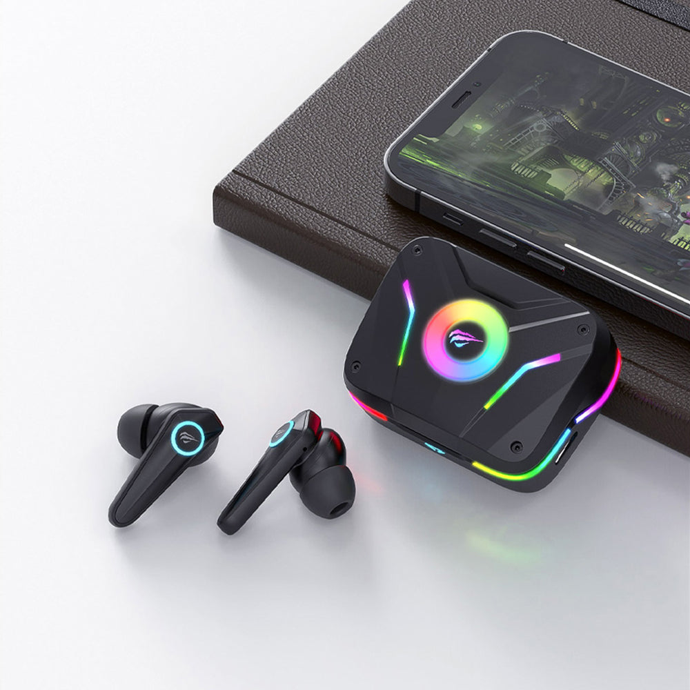 Handsfree Bluetooth HAVIT TW952 PRO RGB, TWS, Čierna