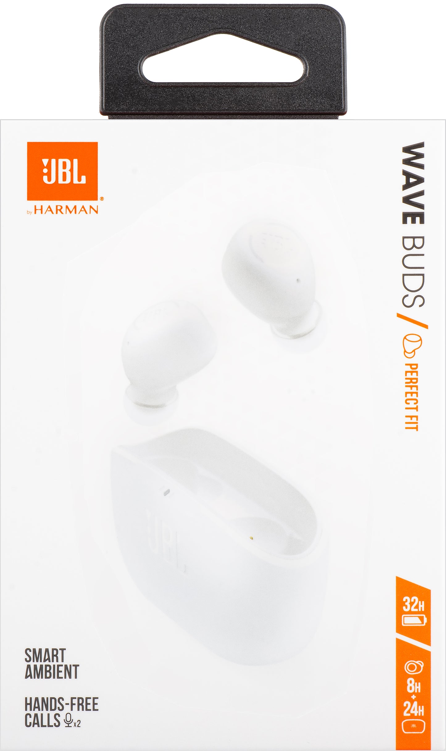 Handsfree Bluetooth JBL Wave Buds, TWS, biele JBLWBUDSWHT
