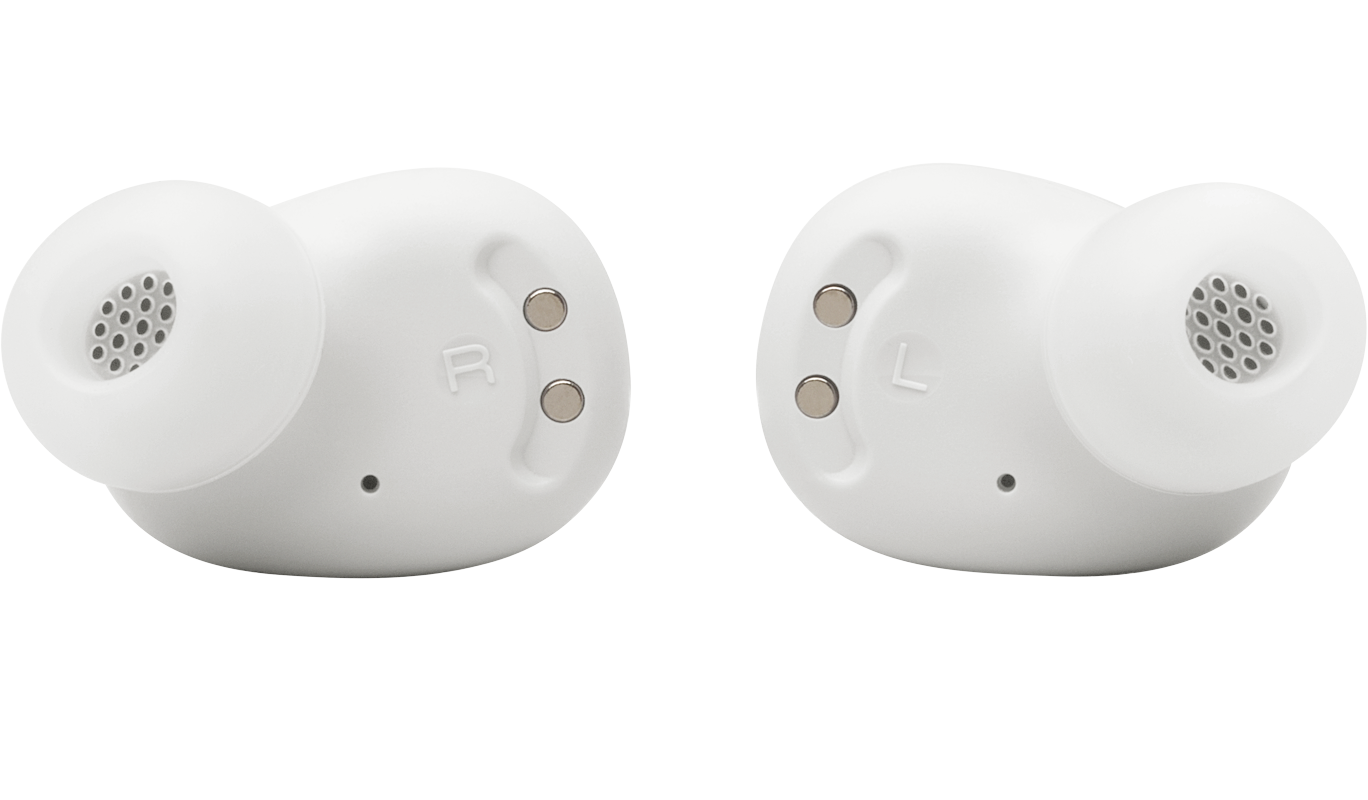 Handsfree Bluetooth JBL Wave Buds 2, TWS, ANC, MultiPoint, Biely JBLWBUDS2WHT