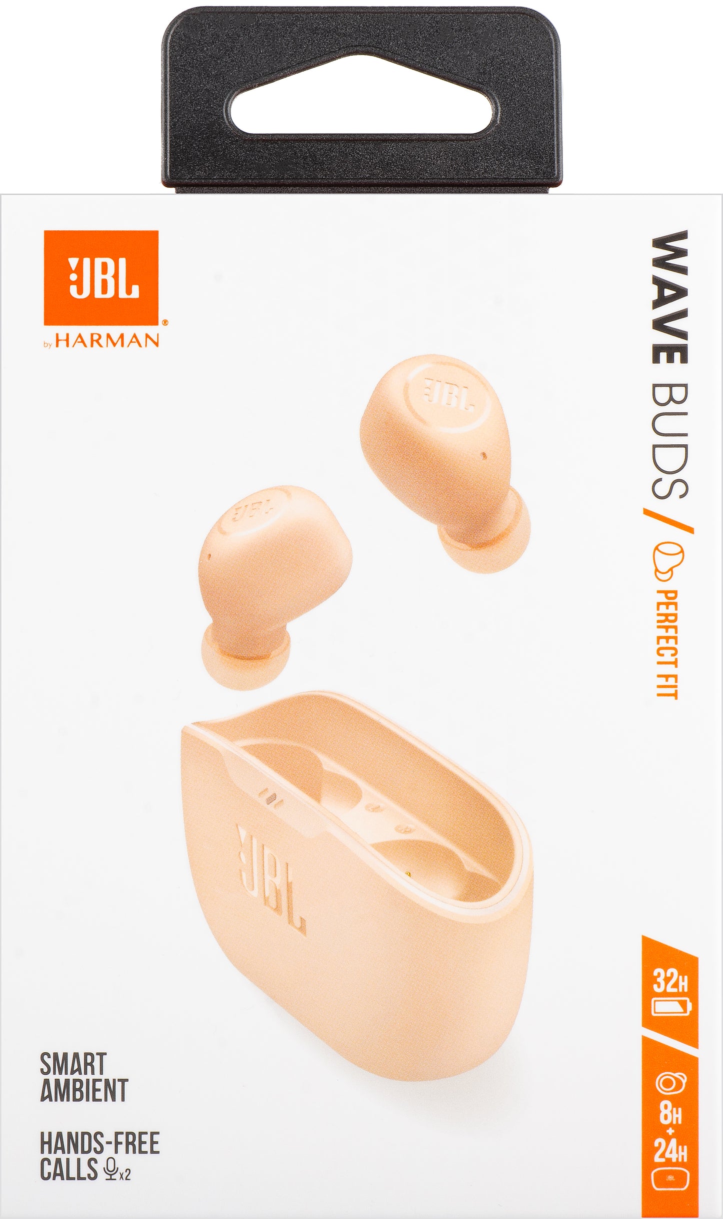 Handsfree Bluetooth JBL Wave Buds, TWS, Béžové JBLWBUDSBEG
