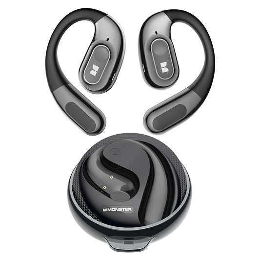 Handsfree Bluetooth Monster AC330 AI Preklad, TWS, Čierna