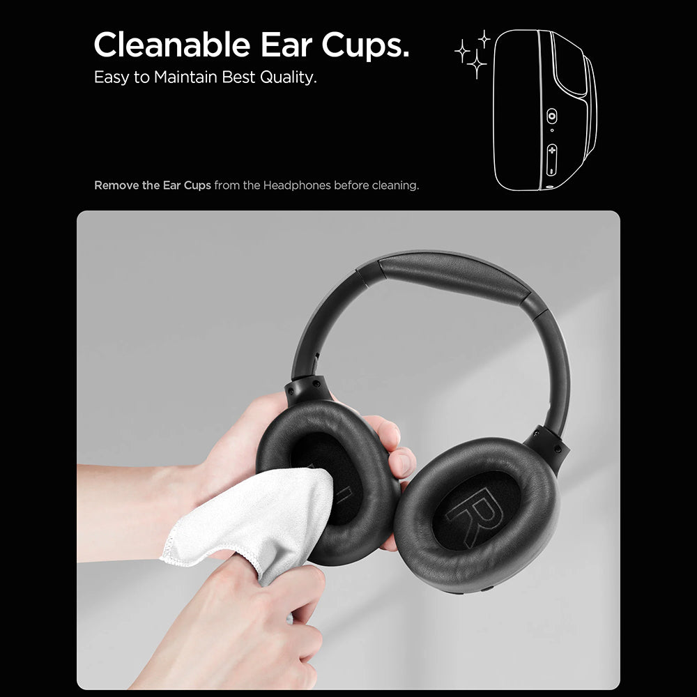 Handsfree Bluetooth Spigen SA2403, A2DP, ANC, Čierna ASD09691