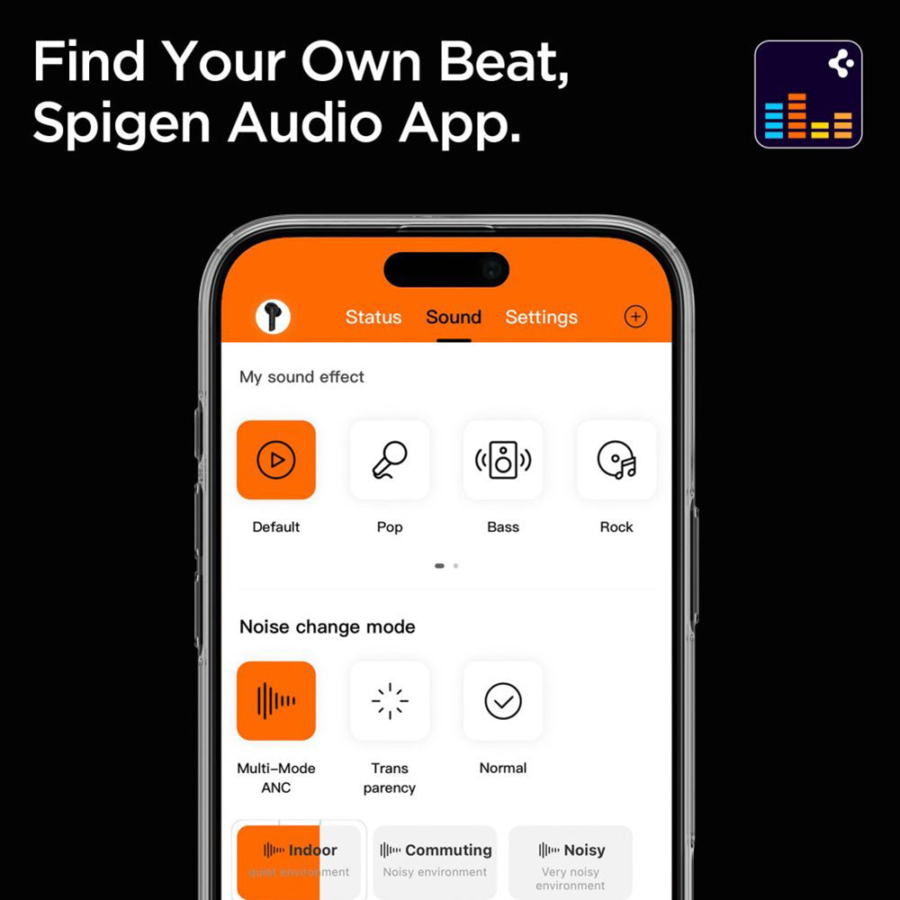 Handsfree Bluetooth Spigen SA2403, A2DP, ANC, Čierna ASD09691