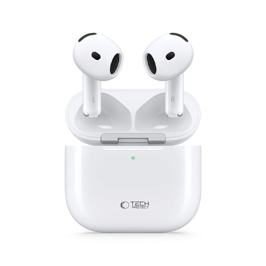 Handsfree Bluetooth Tech-Protect Ultraboost Core 2, TWS, biela