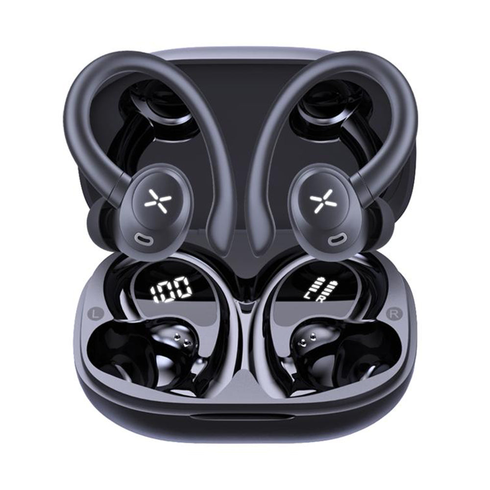 Handsfree Bluetooth Techsuit CW4 AirTune, TWS, Čierna