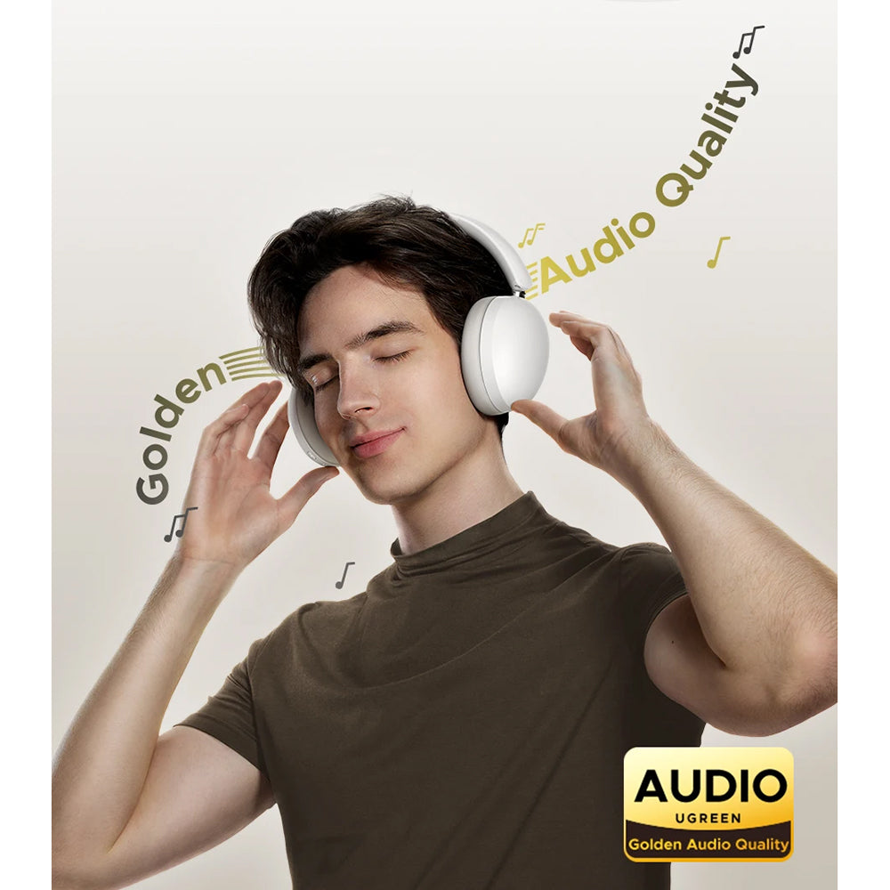 Handsfree Bluetooth UGREEN HiTune Max 2 HP205, MultiPoint, A2DP, ANC, Čierna