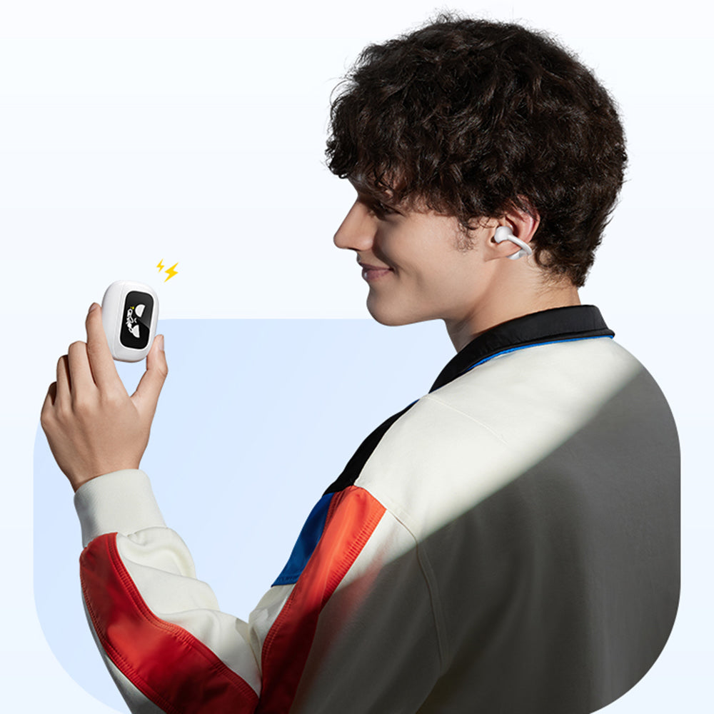 Handsfree Bluetooth UGREEN S6 ClipBuds Magic WS208, TWS, Biela